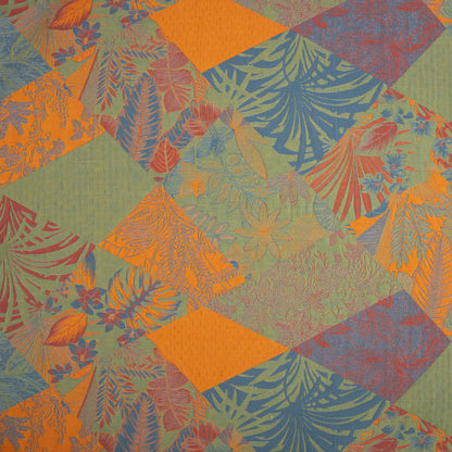 Couette en gaze de coton à trois couches avec feuilles d'été