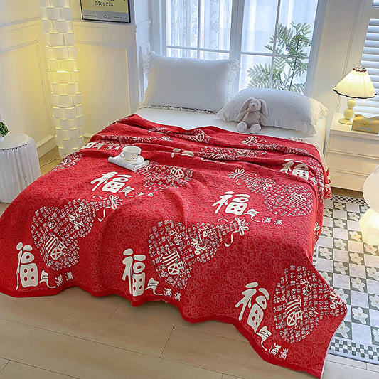 Couette orientale en gaze de coton