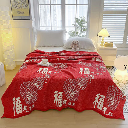 Couette orientale en gaze de coton