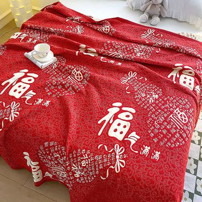 Couette orientale en gaze de coton
