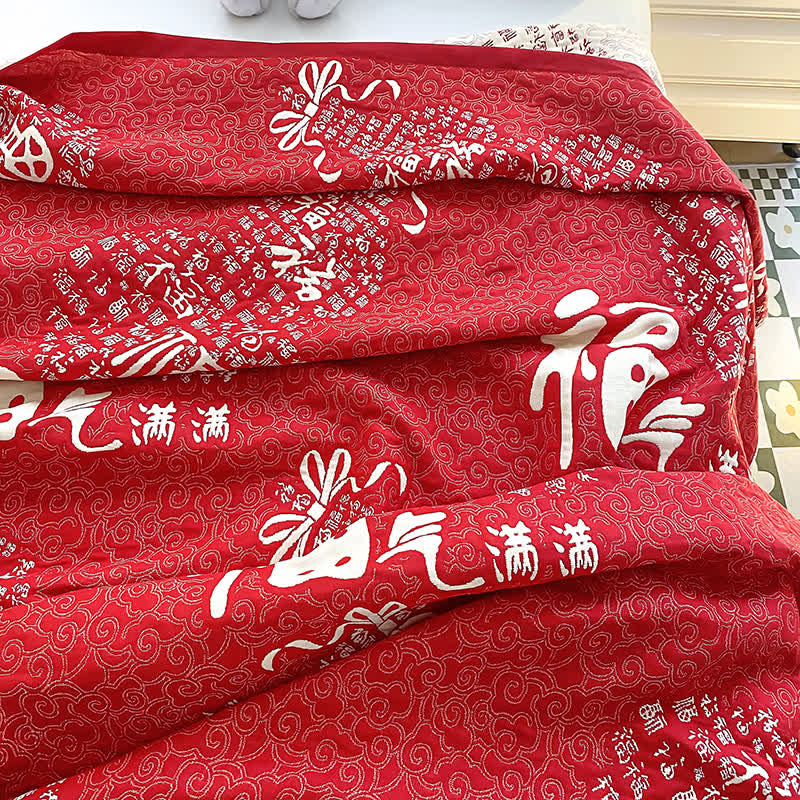 Couette orientale en gaze de coton