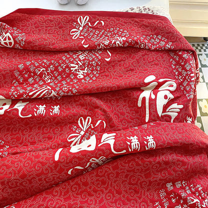 Couette orientale en gaze de coton