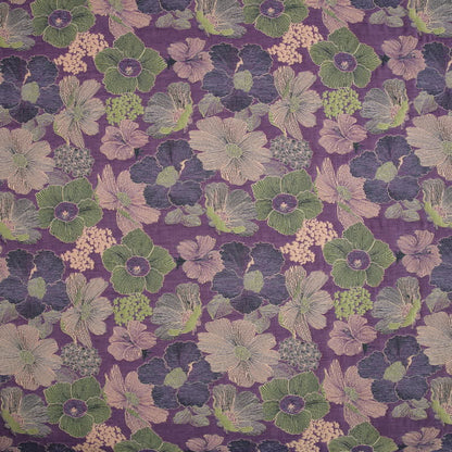 Couette réversible en gaze de coton à motif floral