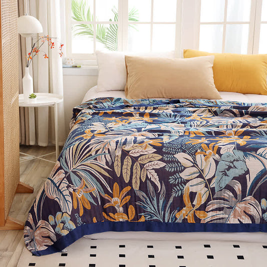 Couette d'été de style tropical en fibre lyocell