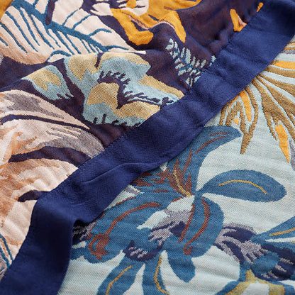 Couette d'été de style tropical en fibre lyocell