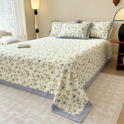 Couette luxueuse et respirante en coton rose