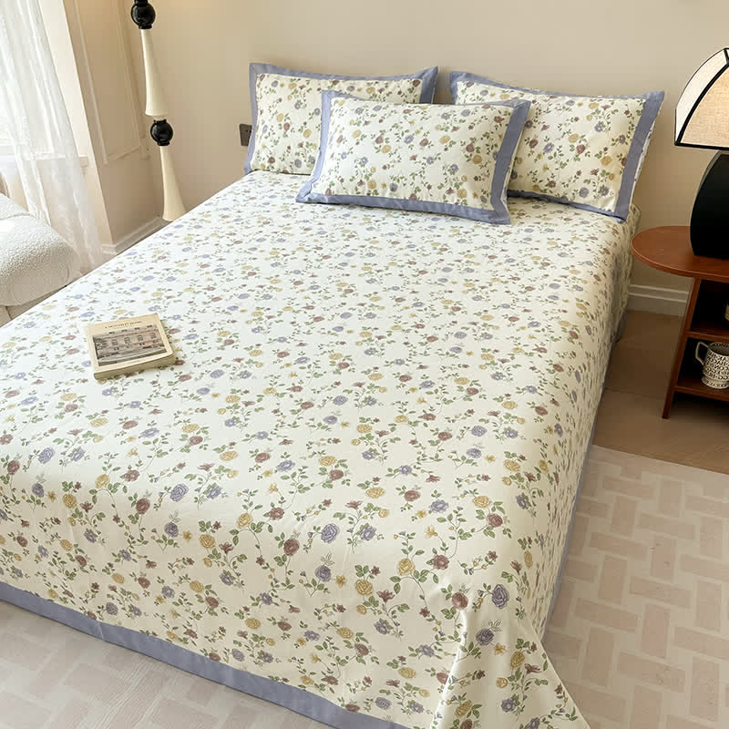 Couette luxueuse et respirante en coton rose
