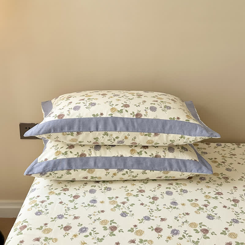 Couette luxueuse et respirante en coton rose
