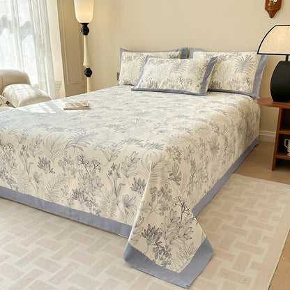 Couvre-lit luxueux de style pastoral en pur coton