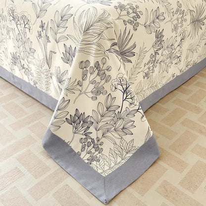 Couvre-lit luxueux de style pastoral en pur coton