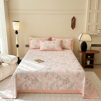 Couvre-lit luxueux de style pastoral en pur coton