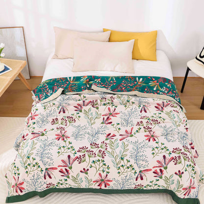 Couette rustique, champêtre et confortable en gaze de coton