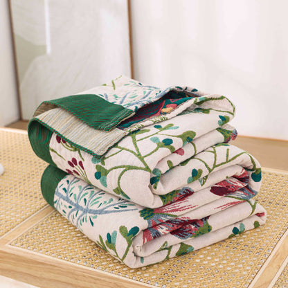 Couette rustique, champêtre et confortable en gaze de coton