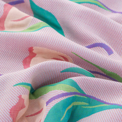 Couette en gaze de coton douce de style tulipe rustique