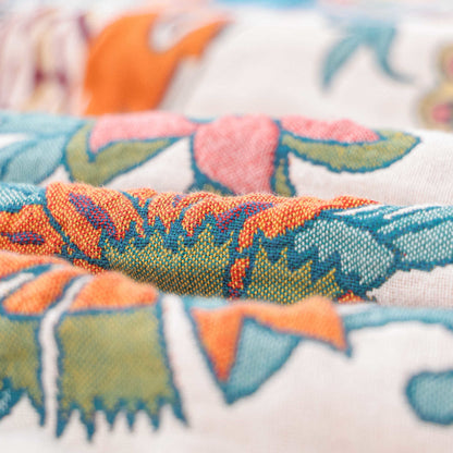 Housse de serviette en gaze de coton jacquard de style pastoral