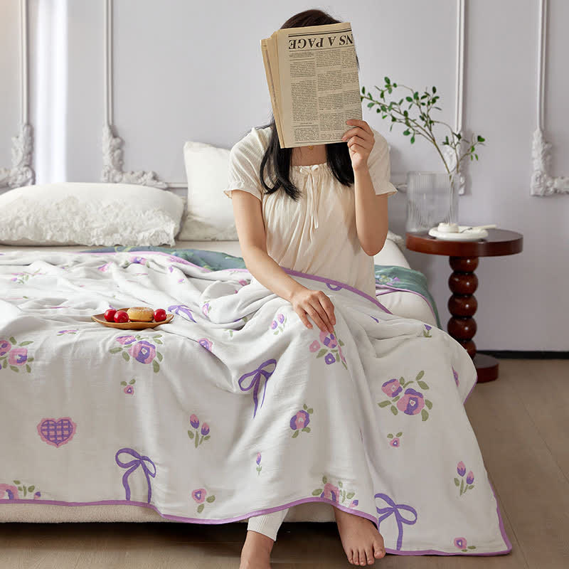 Couette d'été style fille en fibre lyocell