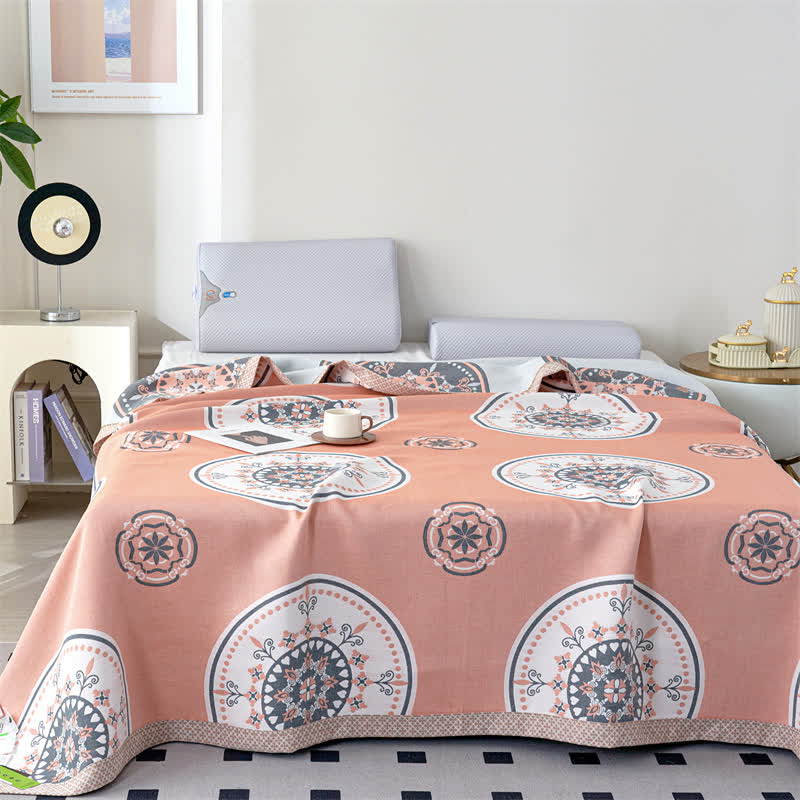 Couette d'été rétro en gaze de fibres lyocell