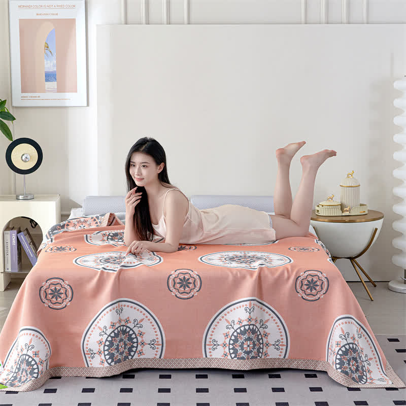 Couette d'été rétro en gaze de fibres lyocell