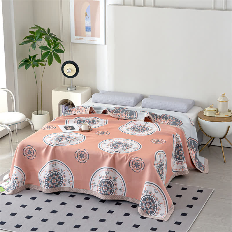 Couette d'été rétro en gaze de fibres lyocell