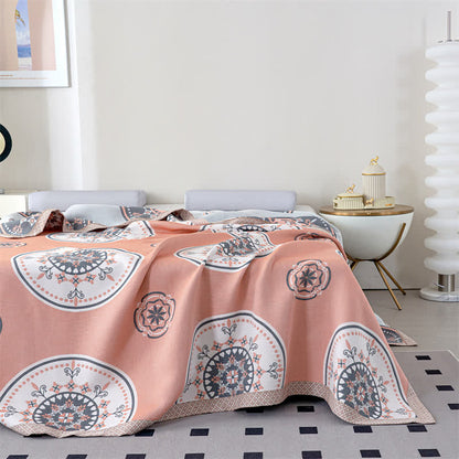 Couette d'été rétro en gaze de fibres lyocell