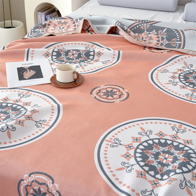 Couette d'été rétro en gaze de fibres lyocell