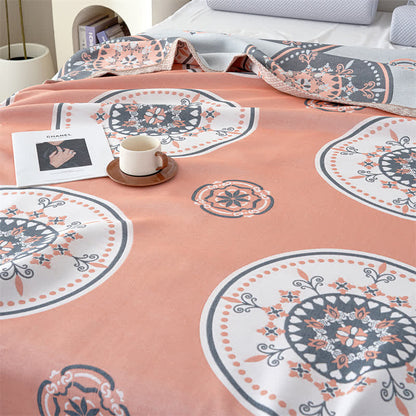 Couette d'été rétro en gaze de fibres lyocell