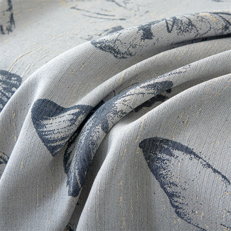 Couverture d'été respirante en gaze de lyocell avec motif papillon