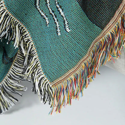 Housse de canapé Ownkoti Mermaid avec pompons en palmier