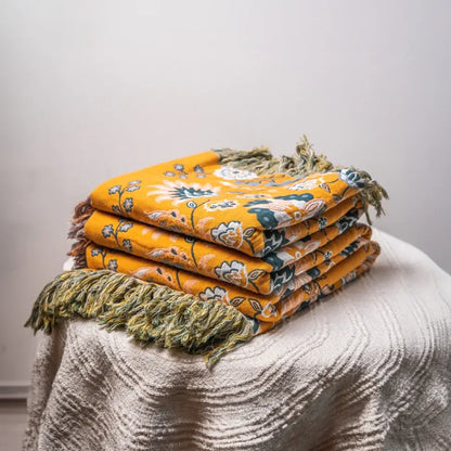 Housse de canapé à motif floral vintage Ownkoti