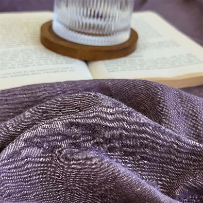 Drap-housse en gaze de coton uni