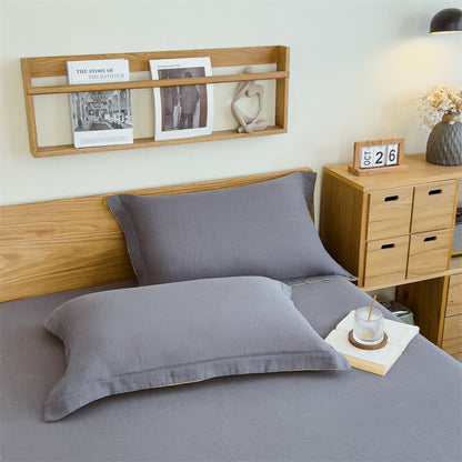 Drap-housse en gaze de coton uni
