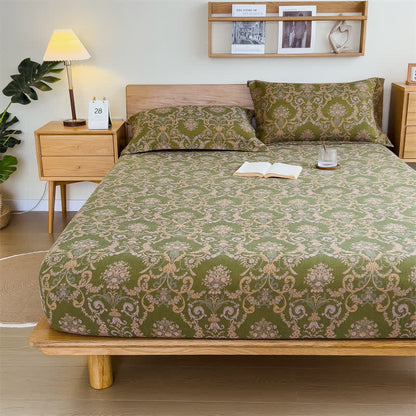Drap-housse élégant en gaze de coton de style vintage