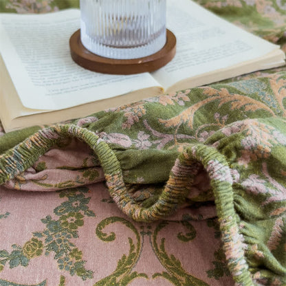 Drap-housse élégant en gaze de coton de style vintage