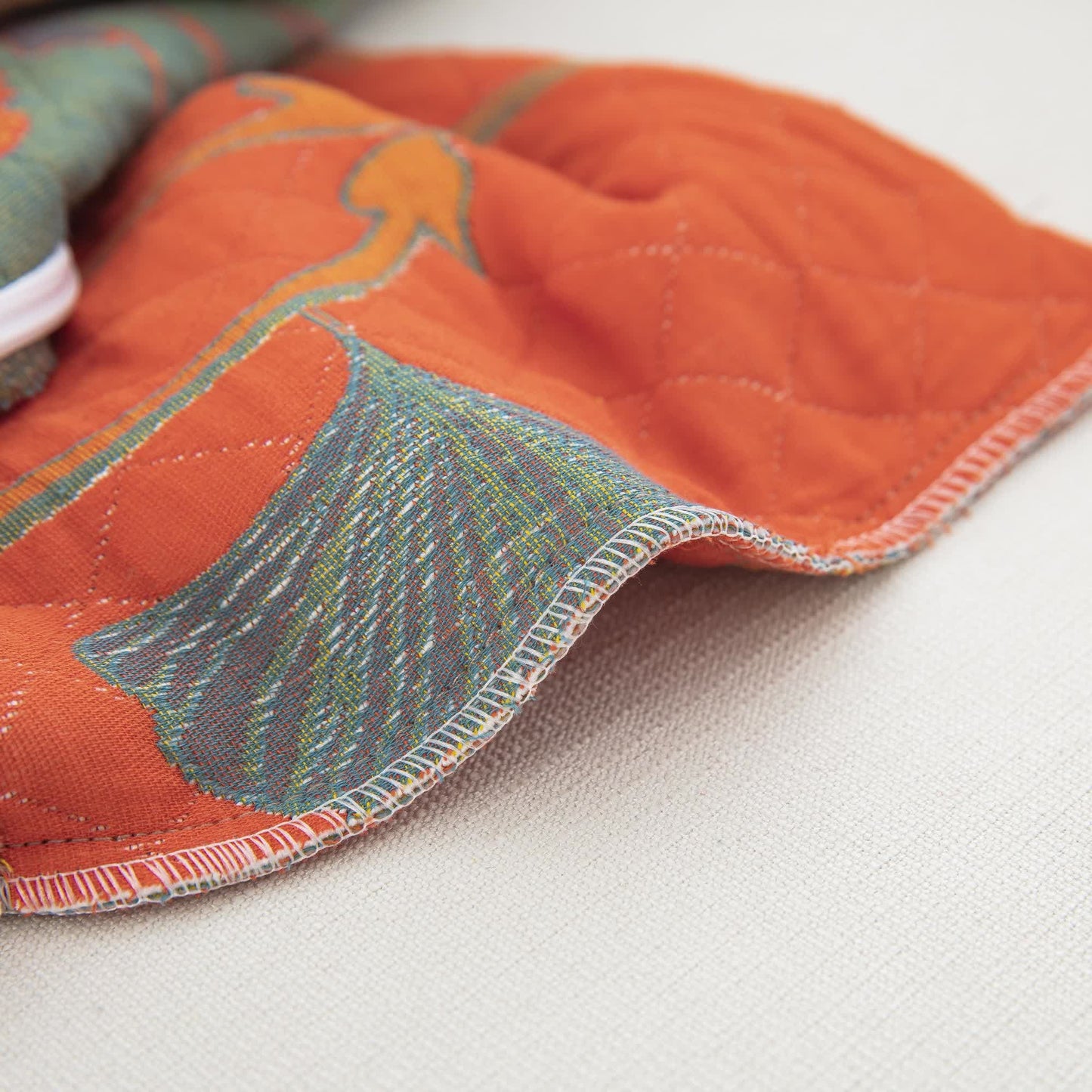 Taies d'oreiller en gaze de coton jacquard avec feuilles de ginkgo (2 pièces)