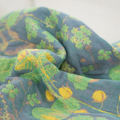 Taies d'oreiller en gaze de coton jacquard Lotus Pond (lot de 2)