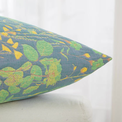Taies d'oreiller en gaze de coton jacquard Lotus Pond (lot de 2)