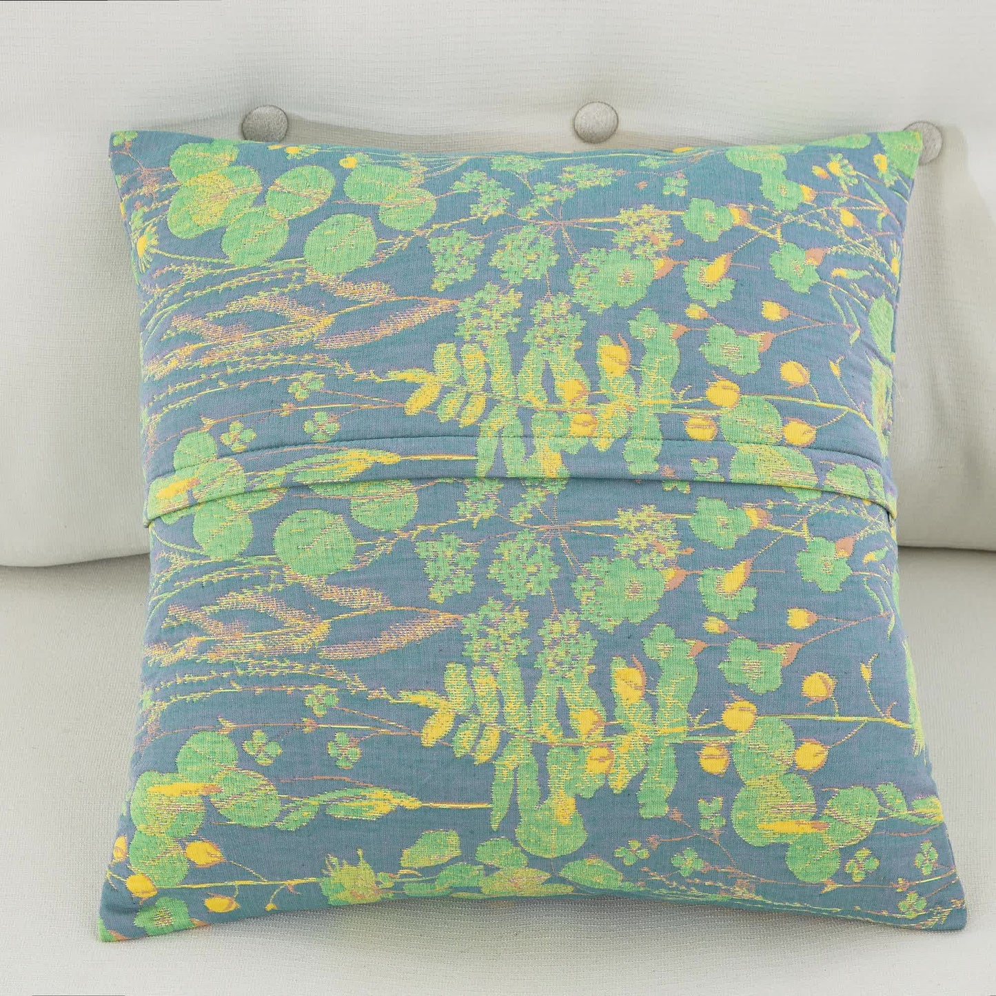 Taies d'oreiller en gaze de coton jacquard Lotus Pond (lot de 2)