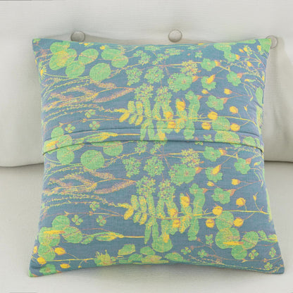 Taies d'oreiller en gaze de coton jacquard Lotus Pond (lot de 2)