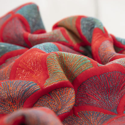 Taies d'oreiller en gaze de coton jacquard motif écailles de poisson (2 pièces)