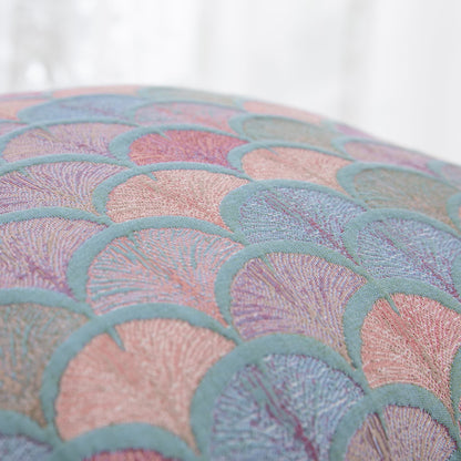 Taies d'oreiller en gaze de coton jacquard motif écailles de poisson (2 pièces)