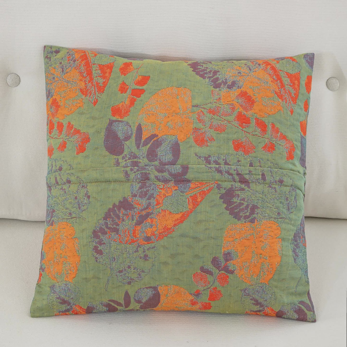 Taies d'oreiller en gaze de coton à trois couches avec motif de feuilles (2 pièces)