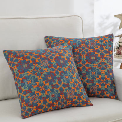 Taies d'oreiller en gaze de coton style mandala bohème (2 pièces)
