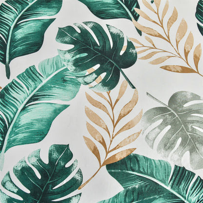 Housse de canapé élastique et extensible avec motif feuille de bananier