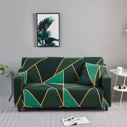 Housse de canapé géométrique moderne et durable
