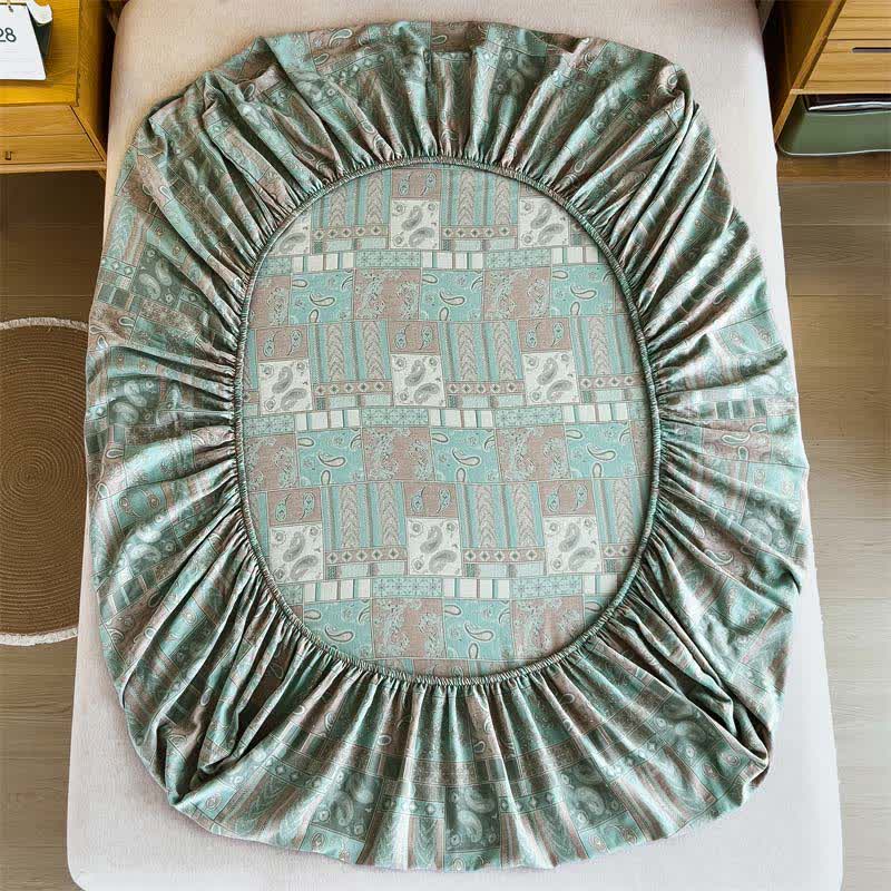 Drap-housse en gaze de coton style cachemire vintage