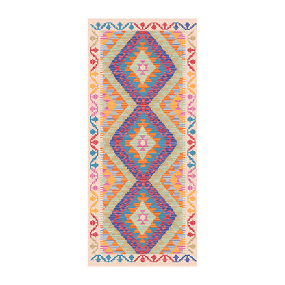 Tapis kilim classique et coloré