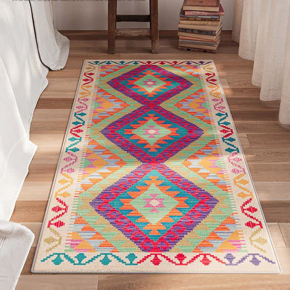 Tapis kilim classique et coloré