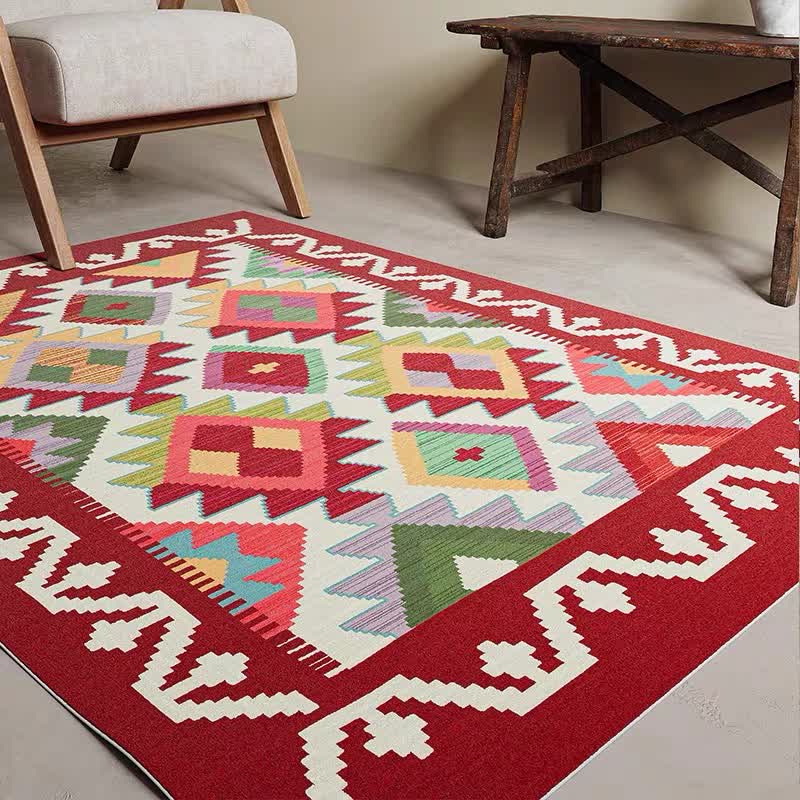 Tapis kilim tissé bohème turc