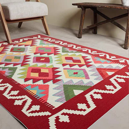 Tapis kilim tissé bohème turc