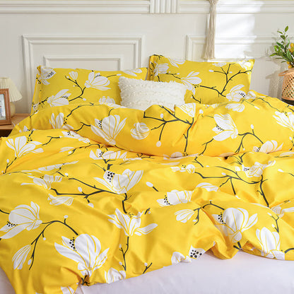 Parure de lit douce et chic en magnolia pastoral